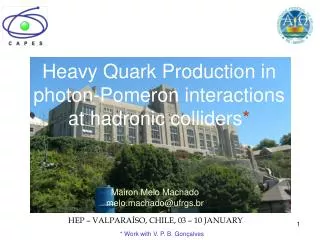 Heavy Quark Production in photon-Pomeron interactions at hadronic colliders *