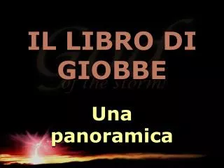 il libro di giobbe