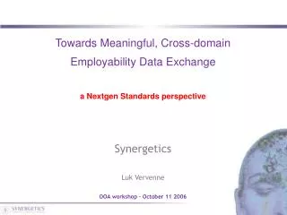 Towards Meaningful, Cross-domain Employability Data Exchange a Nextgen Standards perspective