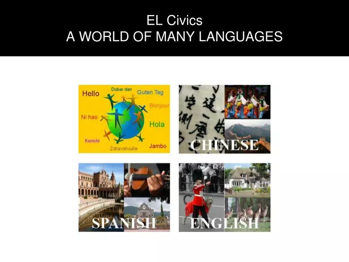 el civics a world of many languages