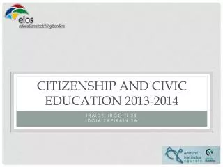 CITIZENSHIP and CIVIC EDUCATION 2013-2014