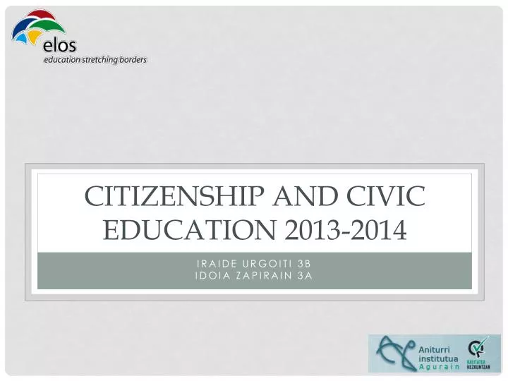 citizenship and civic education 2013 2014
