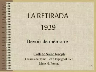 la retirada 1939