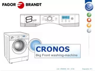 CRONOS 8kg Front washing-machine
