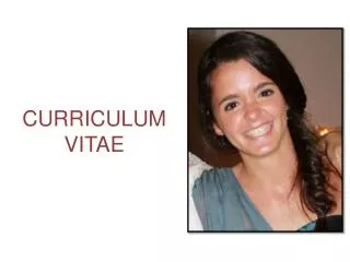 curriculum vitae