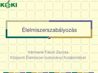 lelmiszerszab lyoz s