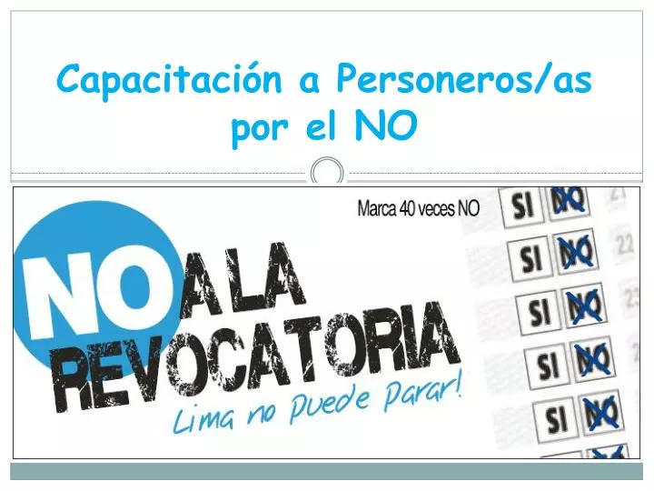 capacitaci n a personeros as por el no