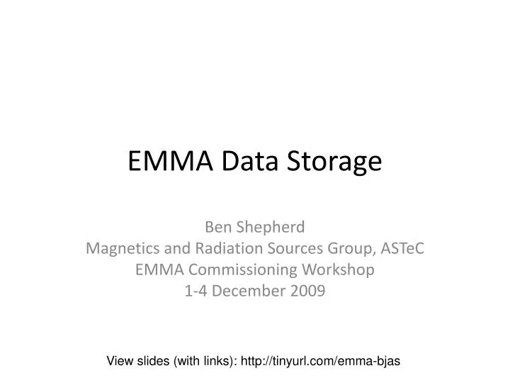 emma data storage