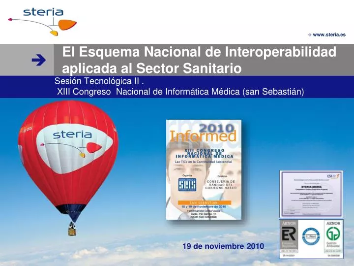 el esquema nacional de interoperabilidad aplicada al sector sanitario