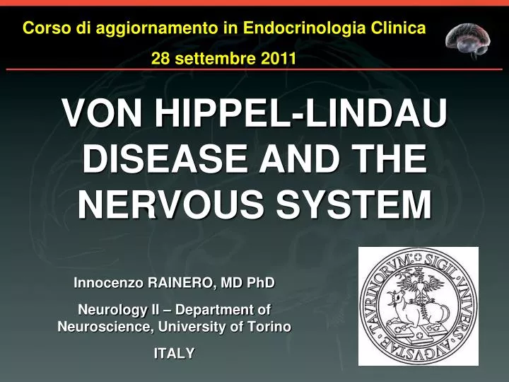 innocenzo rainero md phd neurology ii department of neuroscience university of torino italy