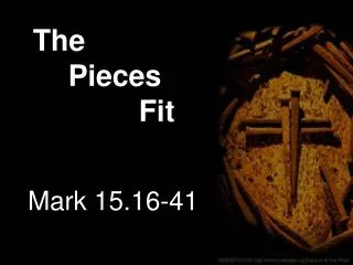 Mark 15.16-41