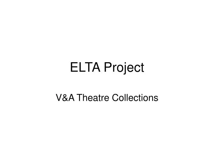 elta project