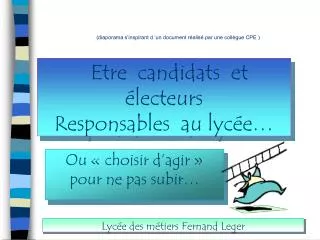diaporama s inspirant d un document r alis par une coll gue cpe