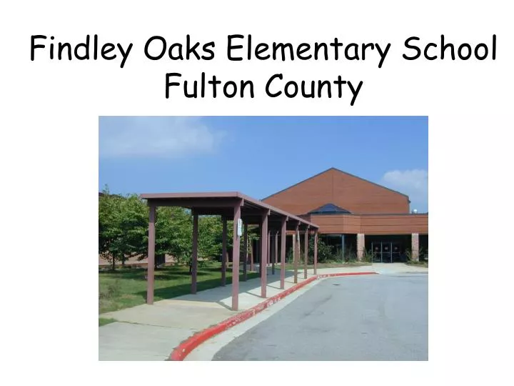 findley oaks elementary school fulton county