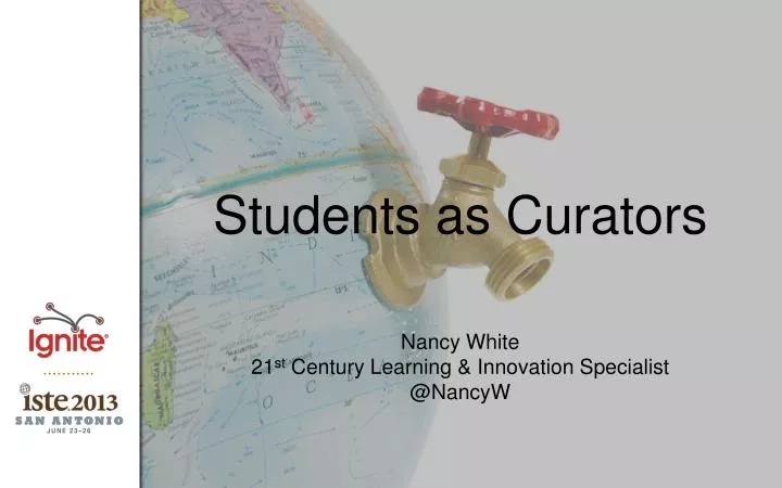 students as curators