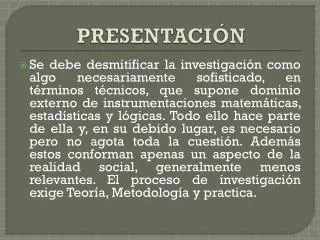 presentaci n