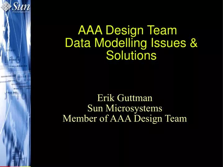aaa design team data modelling issues solutions