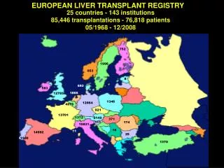 EUROPEAN LIVER TRANSPLANT REGISTRY