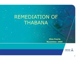 REMEDIATION OF THABANA