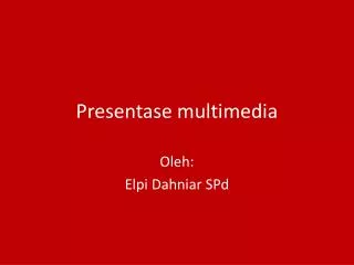 presentase multimedia