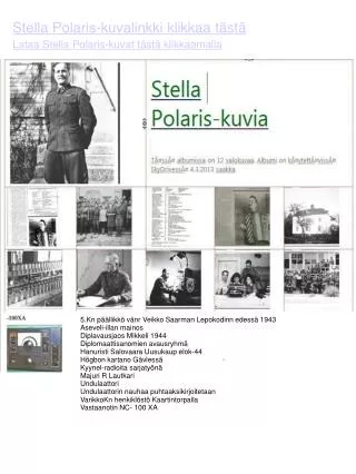 5.Kn päällikkö vänr Veikko Saarman Lepokodinn edessä 1943 Aseveli-illan mainos