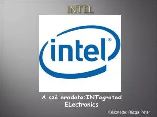 a sz eredete integrated electronics