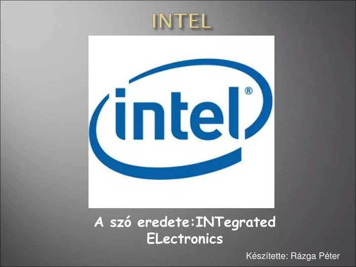a sz eredete integrated electronics