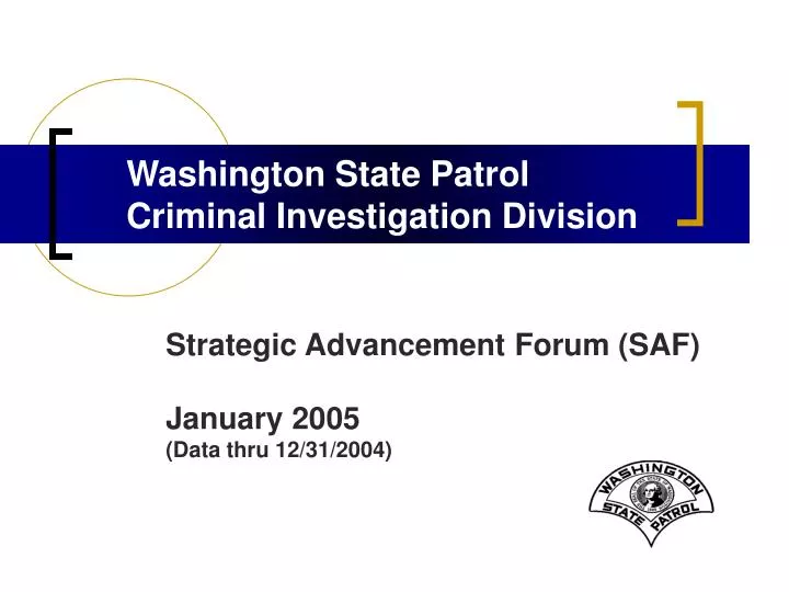 washington state patrol criminal investigation division