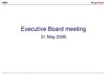 Executive Board meeting 31 May 2006 - slide 1