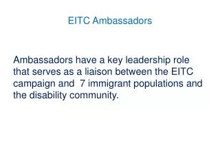 eitc ambassadors