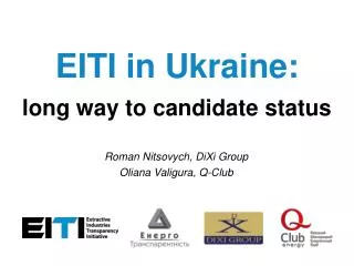 EITI in Ukraine: