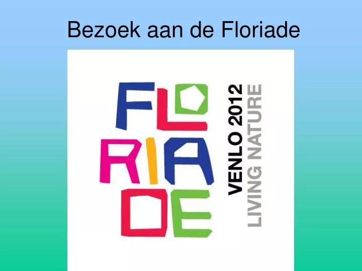 bezoek aan de floriade