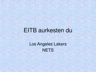 EITB aurkesten du