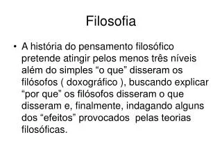 filosofia