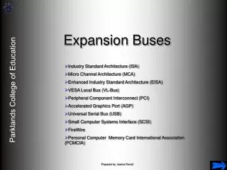 Expansion Buses