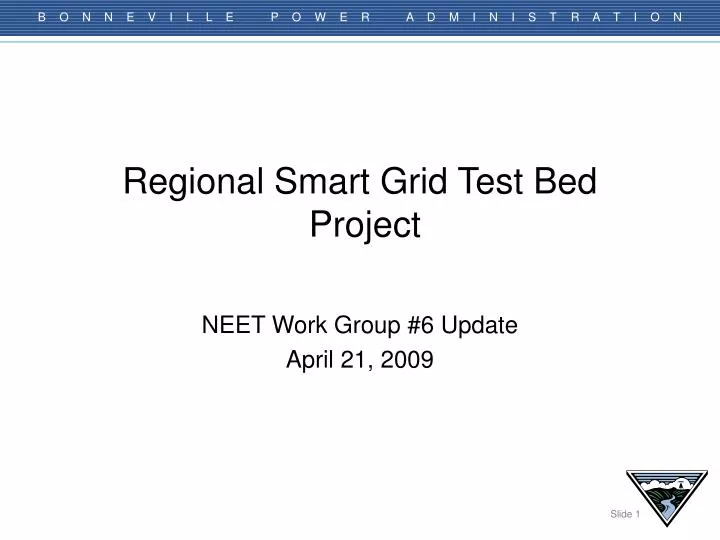 regional smart grid test bed project