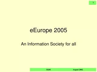 eEurope 2005