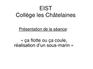 eist coll ge les ch telaines