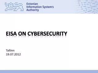 EISA on cybersecurity
