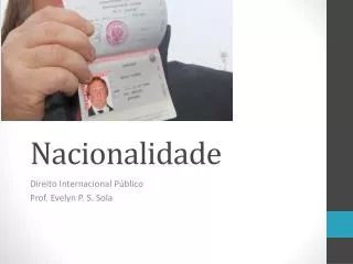 nacionalidade