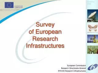 Survey of European Research Infrastructures