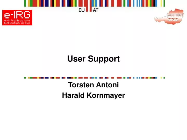 user support
