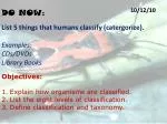 Understanding Classification: Taxonomy and Organisms - slide 1