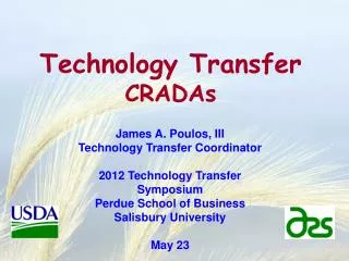 Technology Transfer CRADAs