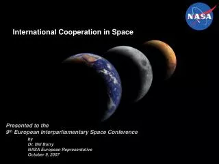International Cooperation in Space