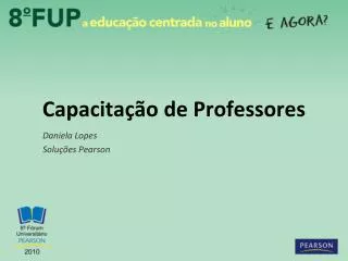 capacita o de professores