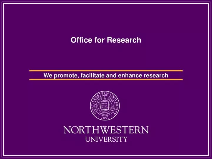 office for research