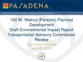 City Council Meeting July 28, 2014