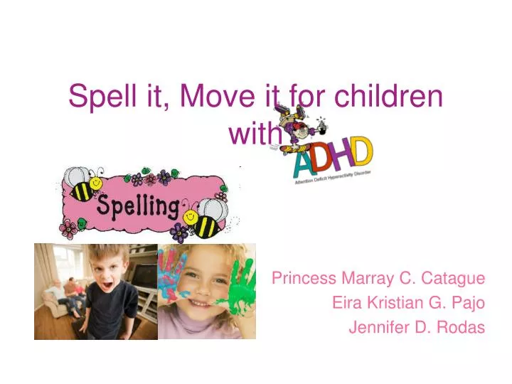 spell it move it for children with