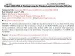 Inprocomm PHY Proposal for IEEE 802.11n: MASSDIC-OFDM High-Data-Rate Transmission - slide 1
